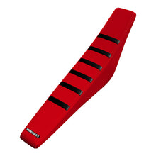 Load image into Gallery viewer, Honda CRF110F 13-18 BLACK/RED/RED Gripper Ribbed Seat Cover