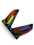 OZMINIS PRO CIRCUIT T-6 EXHAUST STICKER (HOLOGRAPHIC)