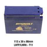 DYNAVOLT BATTERY - TTR110/50/90