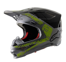 Load image into Gallery viewer, ALPINESTARS SUPERTECH S-M8 TRIPLE SILVER/BLACK/YELLOW HELMET