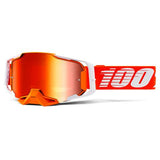 100% ARMEGA GOGGLE REGAL MIRROR RED LENS