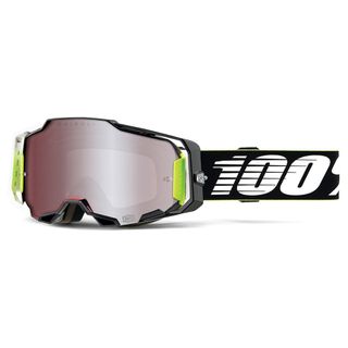 100% Armega Goggle Racr Hiper Silver Mirror Lens