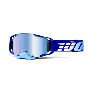 100% Armega Goggle Royal Blue Mirror Lens